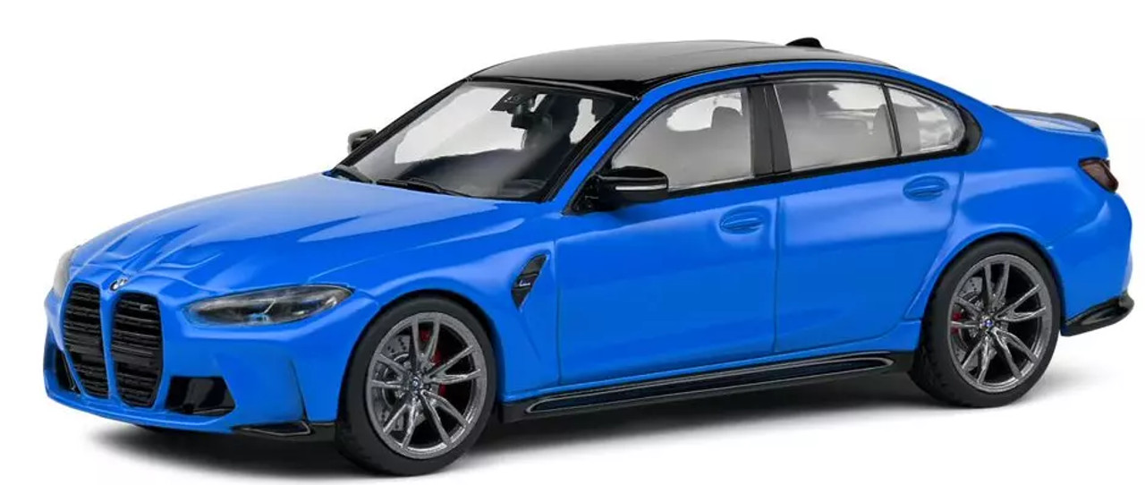 1/43 Solido BMW M3 G80 (Santorini Blue) Diecast Car Model