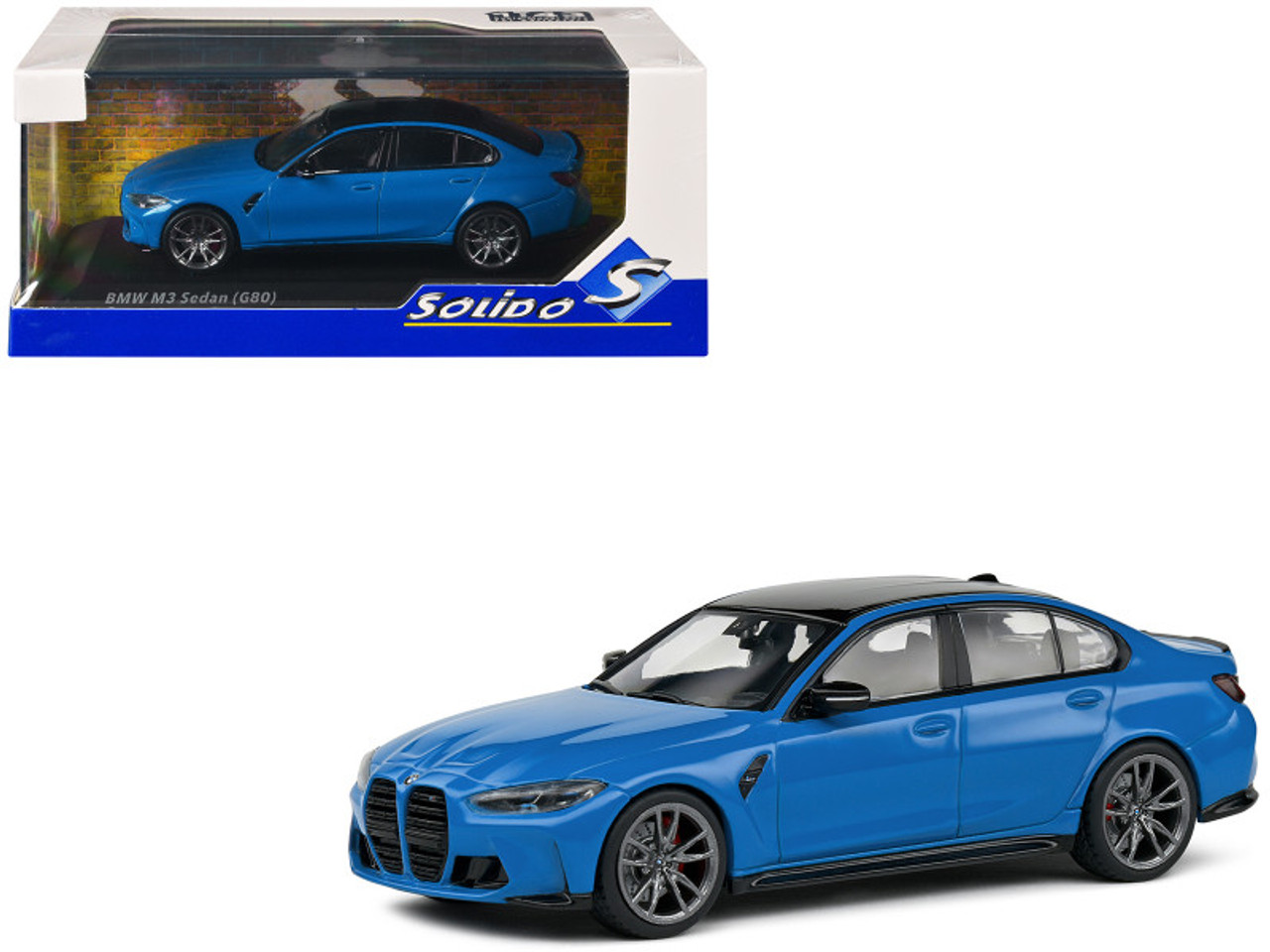 1/43 BMW M3 コンペティション G80 1/43 Minichamps BMW M3 Competition Coupe (G80) (Matte Blue