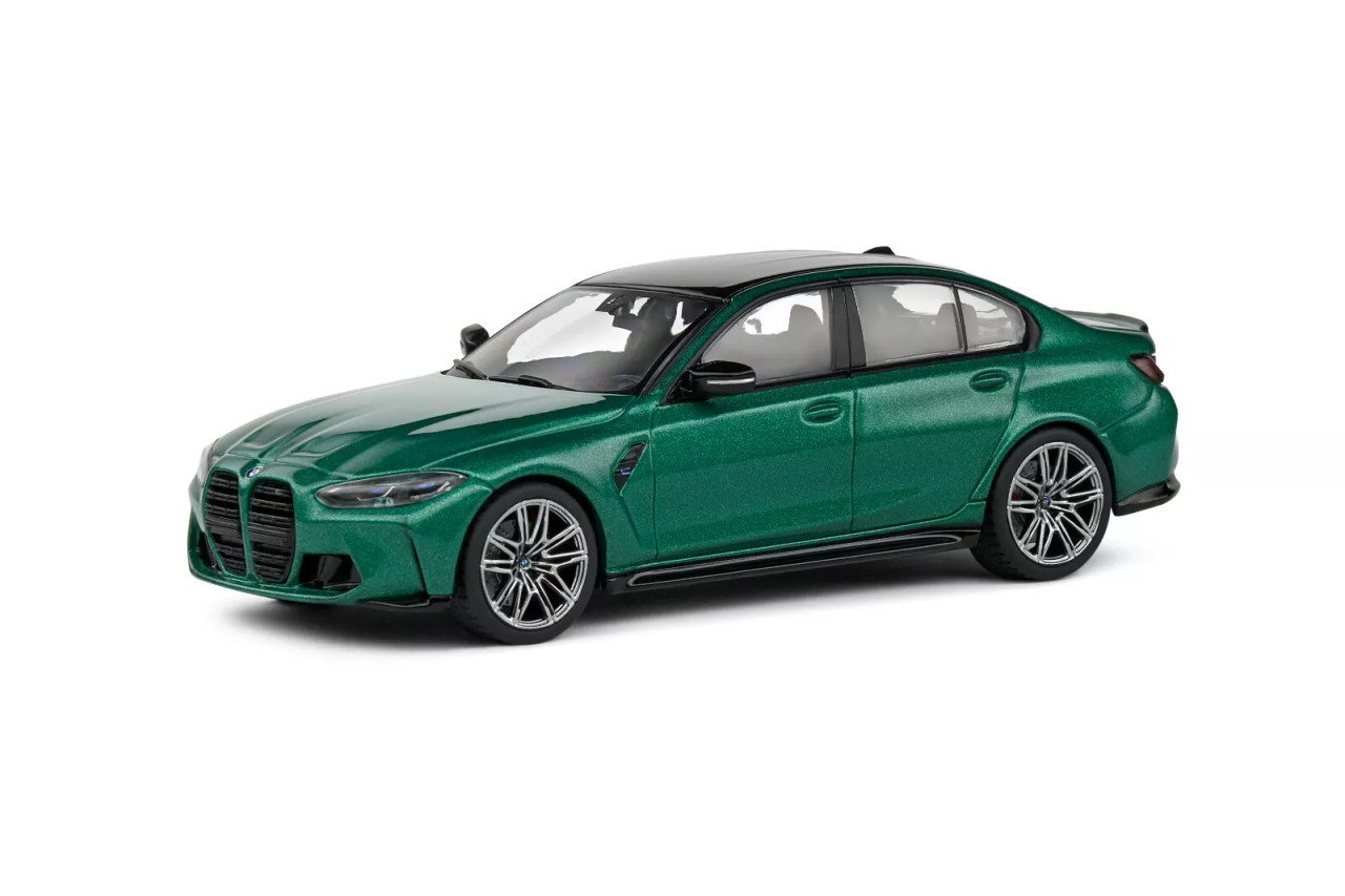 ユウ 1/43 Solido BMW M3 G80 (Isle of Man Green) Diecast Car Model