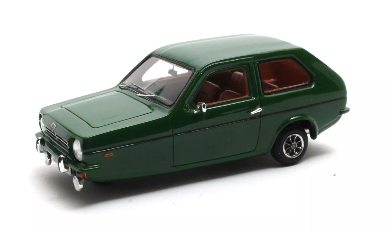 1/43 Matrix 1973-1981 Reliant Robin Saloon 3-Wheel (Green) Car Model