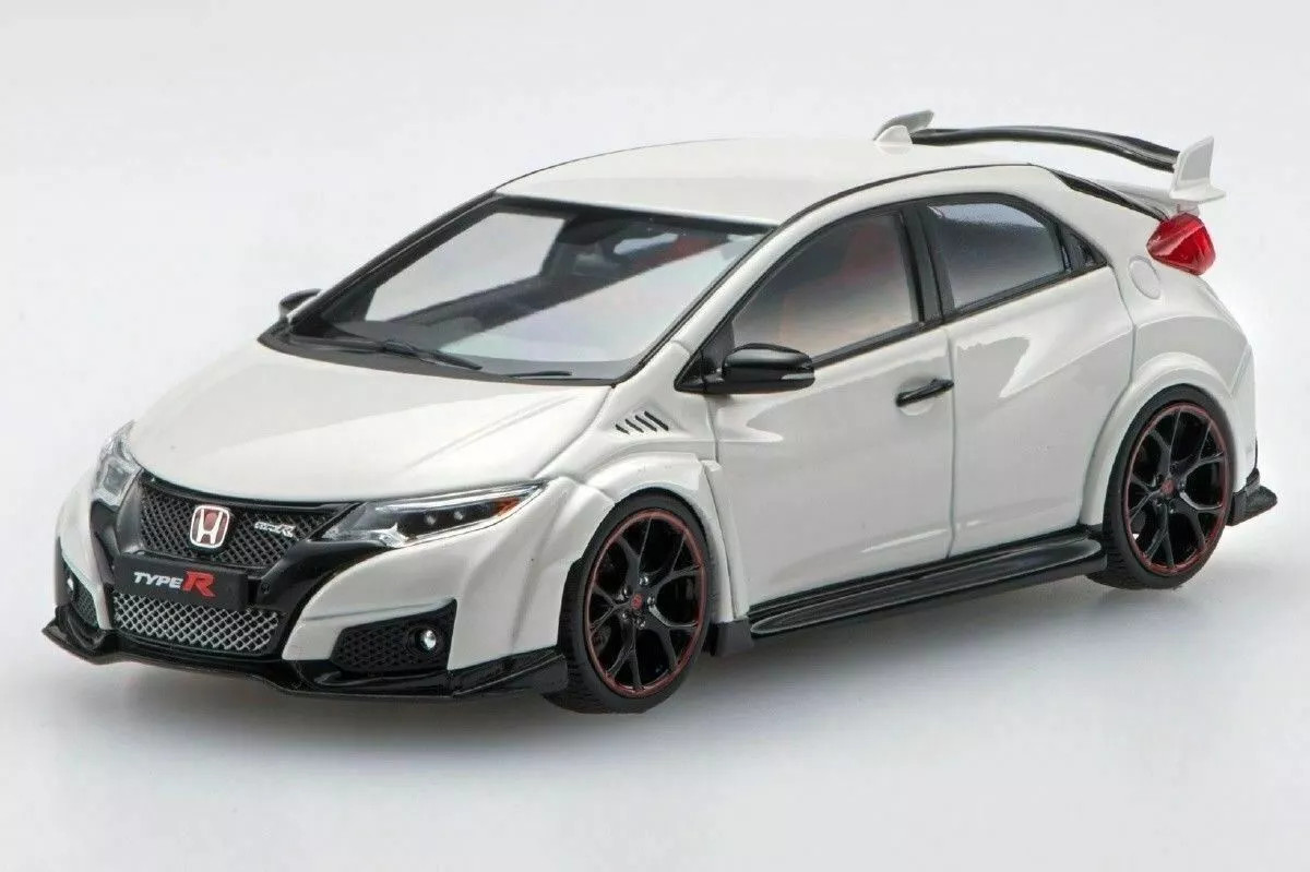【EBBRO】Honda CIVIC TYPE R 2015 1/43 Ebbro 2015 Honda Civic Type-R (White) Car Model