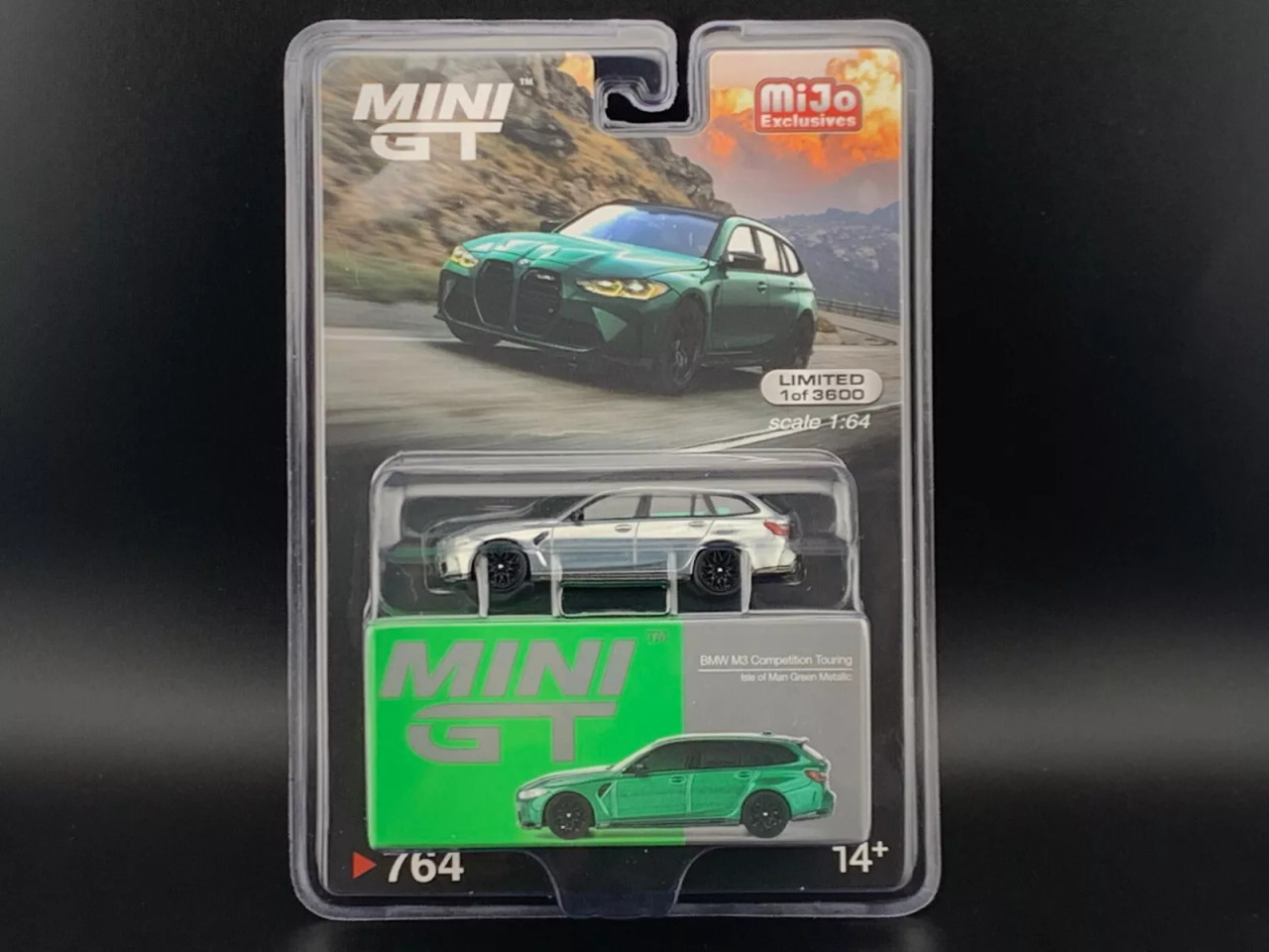 CHASE CAR 1/64 Mini GT BMW M3 Competition G83 Touring (Chrome