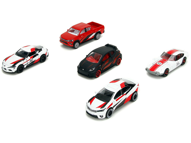 Toyota Racing Giftpack (2024) 5 piece Set 1/64 Diecast Model Cars