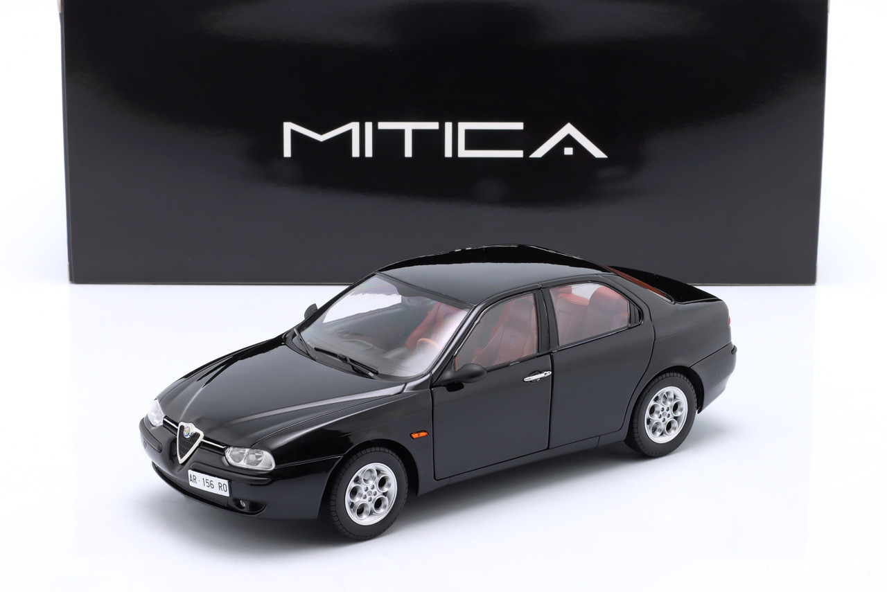 1/18 Mitica 1997 Alfa Romeo 156 2.5 V6 24V (Black) Diecast Car