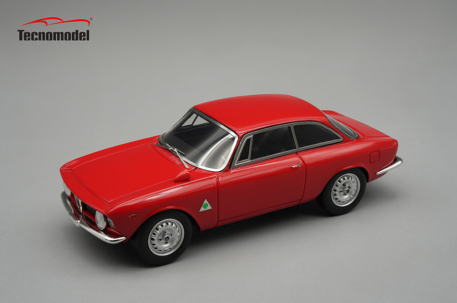 1/43 Tecnomodel 1965 Alfa Romeo Giulia 1600 Sprint GTA (Red) Car