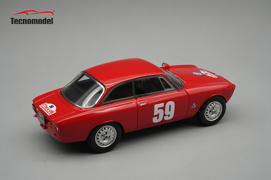アルファロメオミニチャンプス1600GTA 1965 1/43 1/43 Tecnomodel 1965 Alfa Romeo Giulia 1600 Sprint GTA 1965 Tour