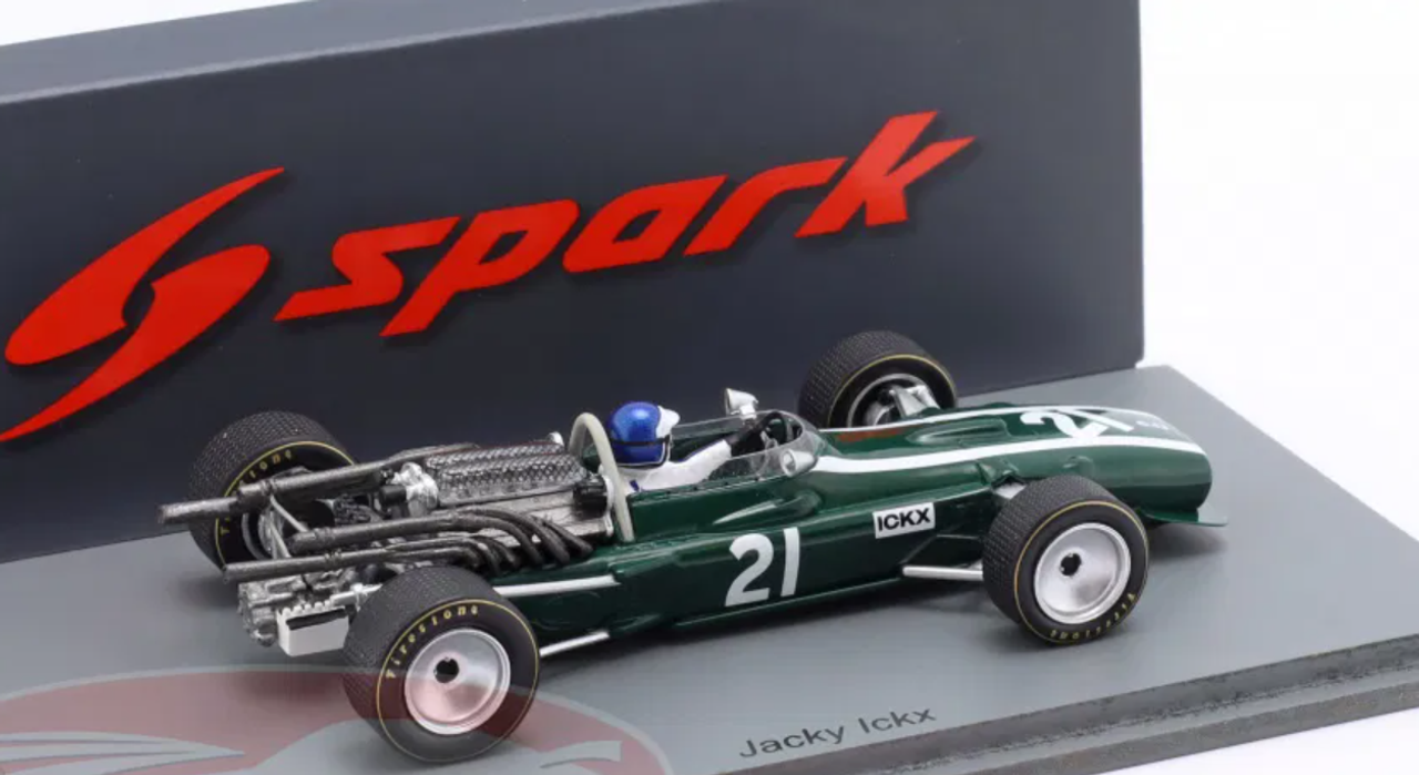 1/43 Spark Cooper T86 No.21 US GP 1967 Jacky Ickx Car Model
