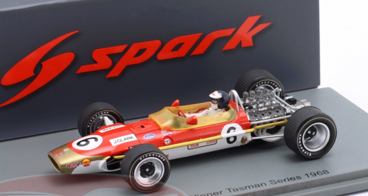 ミニカー Lotus 49T Winner Tasman Series 1968 1/43 Spark Lotus 49T No.6 Winner Tasman Series 1968 Jim