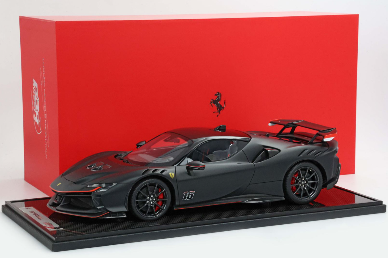 1/12 Ferrari SF90 XX Stradale (Matte Black) Car Model Limited