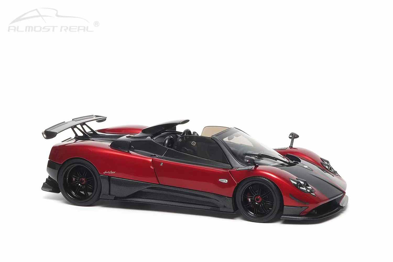1/18 Almost Real 2009 Zonda Cinque Roadster (Red & Black) Car