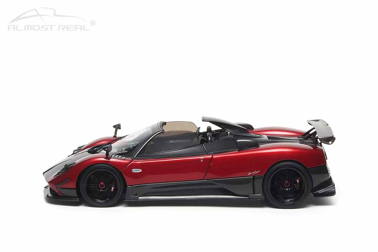 1/18 Almost Real 2009 Zonda Cinque Roadster (Red & Black) Car