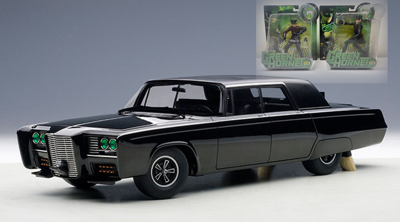 寧*ー様 1/18 AUTO art オートアート　グリーンホーネットミニカー/ 1/18 AUTOart Black Beauty Green Hornet TV Series (Black) Car Model