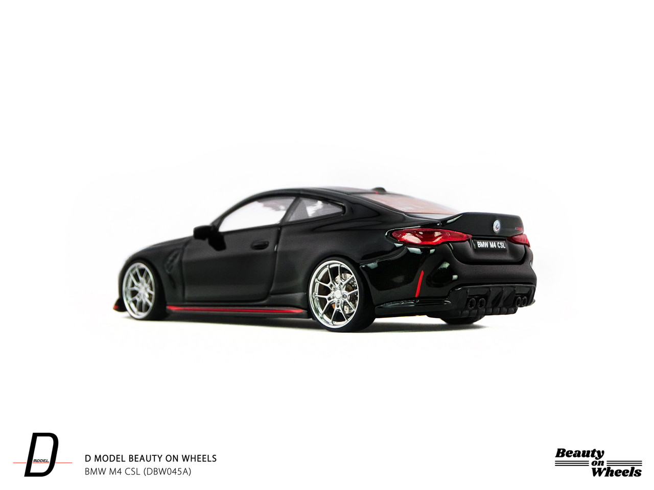 1/64 D Model BMW M4 CSL (G82) (Black) Car Model - LIVECARMODEL.com