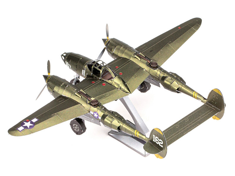 Model Kit Lockheed Martin P-38 Lightning Fighter Aircraft 