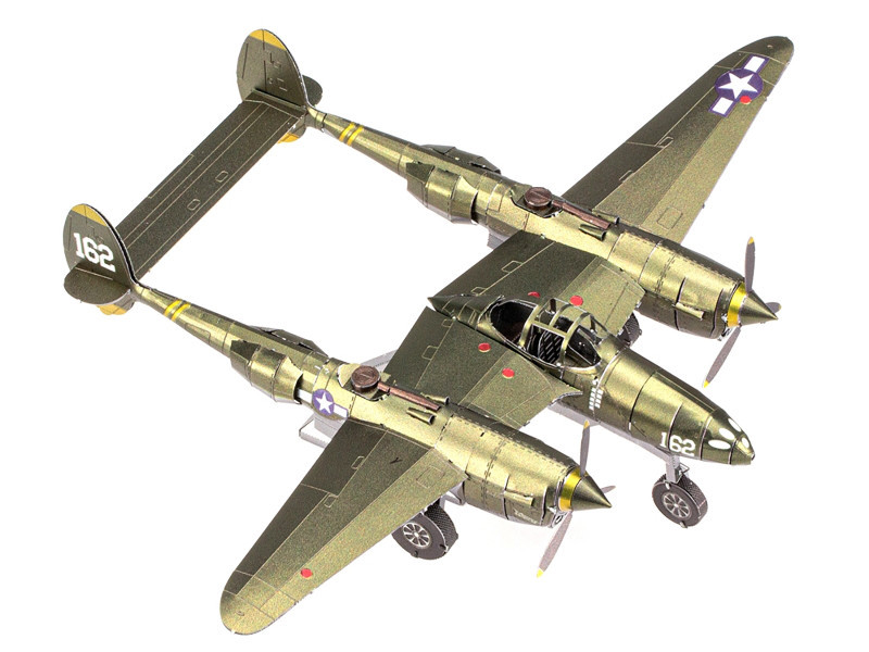 aira ×33 Model Kit Lockheed Martin P-38 Lightning Fighter Aircraft 