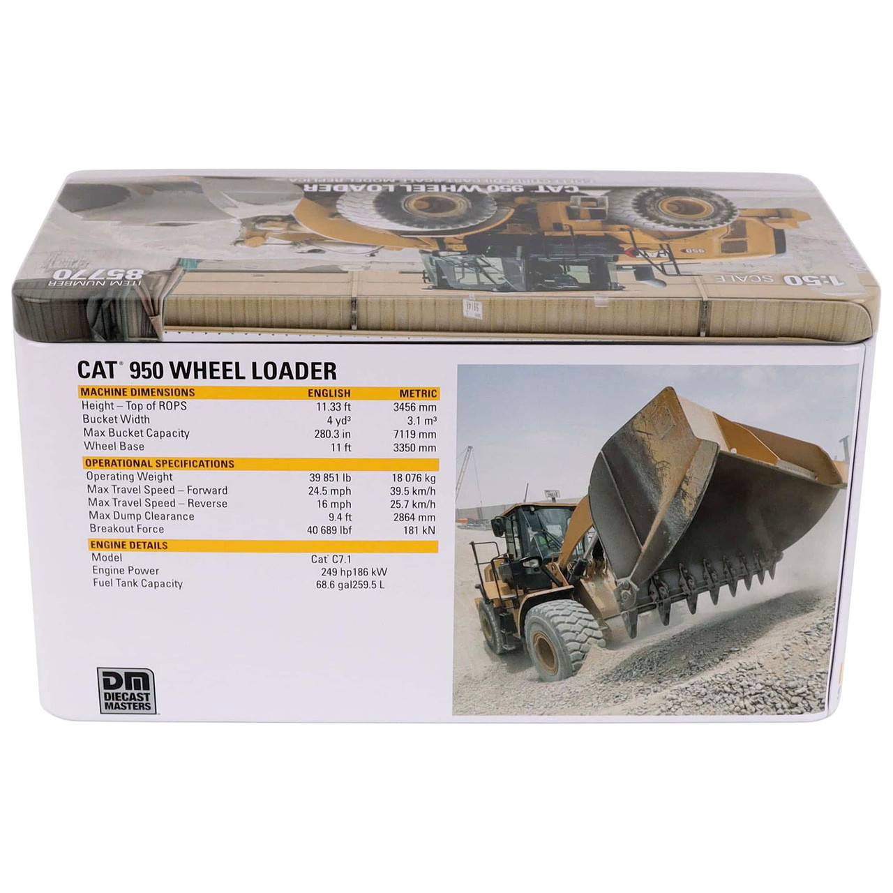 1/50 Diecast Masters Cat 950 Wheel Loader Diecast Model