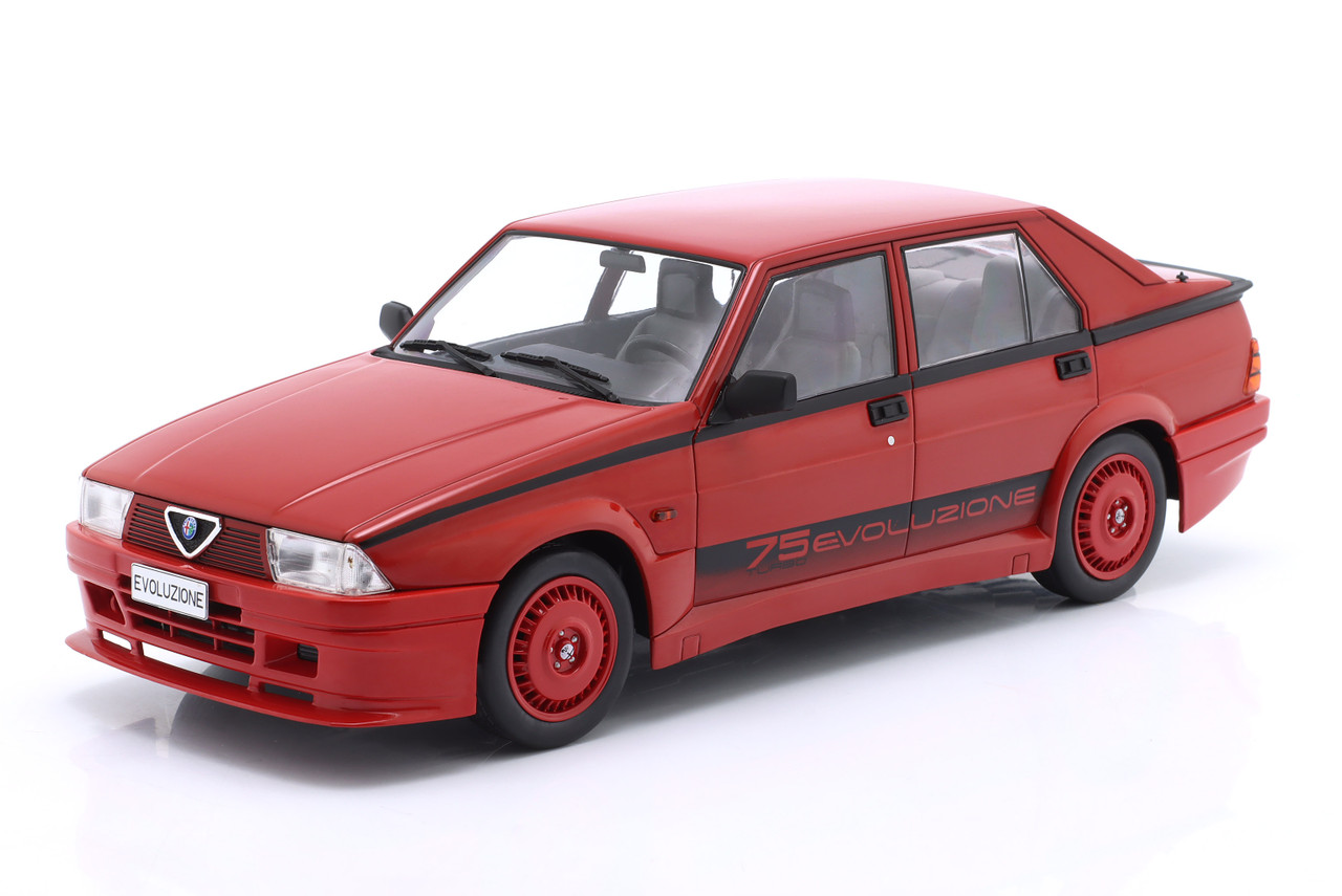 MCG 1/18 アルファロメオ75 ターボ エボルツィオーネ 1987 レッド 1/18 ModelCarGroup 1987 Alfa Romeo 75 Turbo Evoluzione (Red) Car