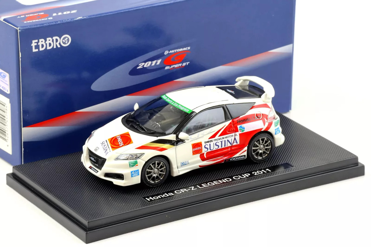 1/43 Ebbro 2011 Honda CR-Z Legend Cup (White) Car Model