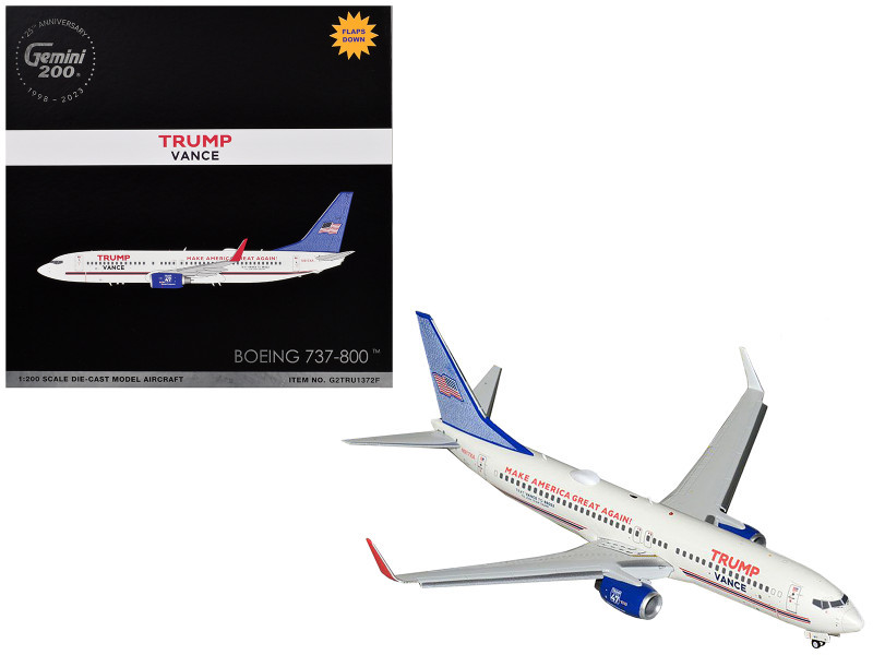 Boeing 737-800 Commercial Aircraft with Flaps Down 