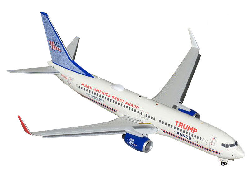 Boeing 737-800 Commercial Aircraft with Flaps Down 
