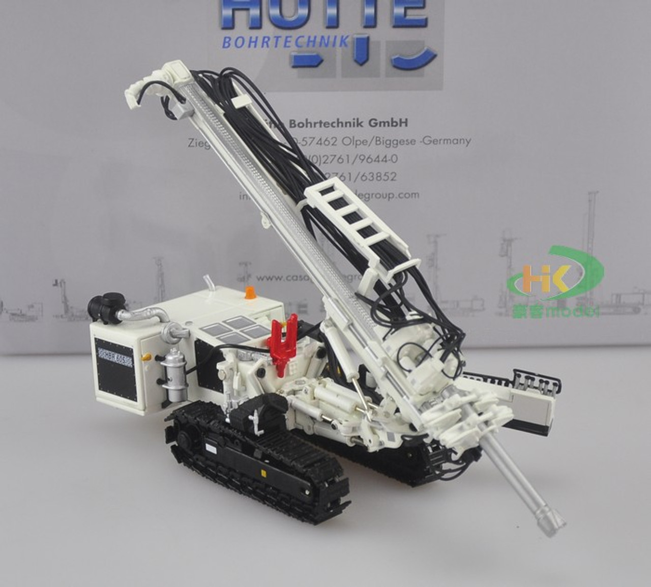 1/50 ROS HUTTE HBR 605 ROCK DRILL (WHITE) Diecast Model