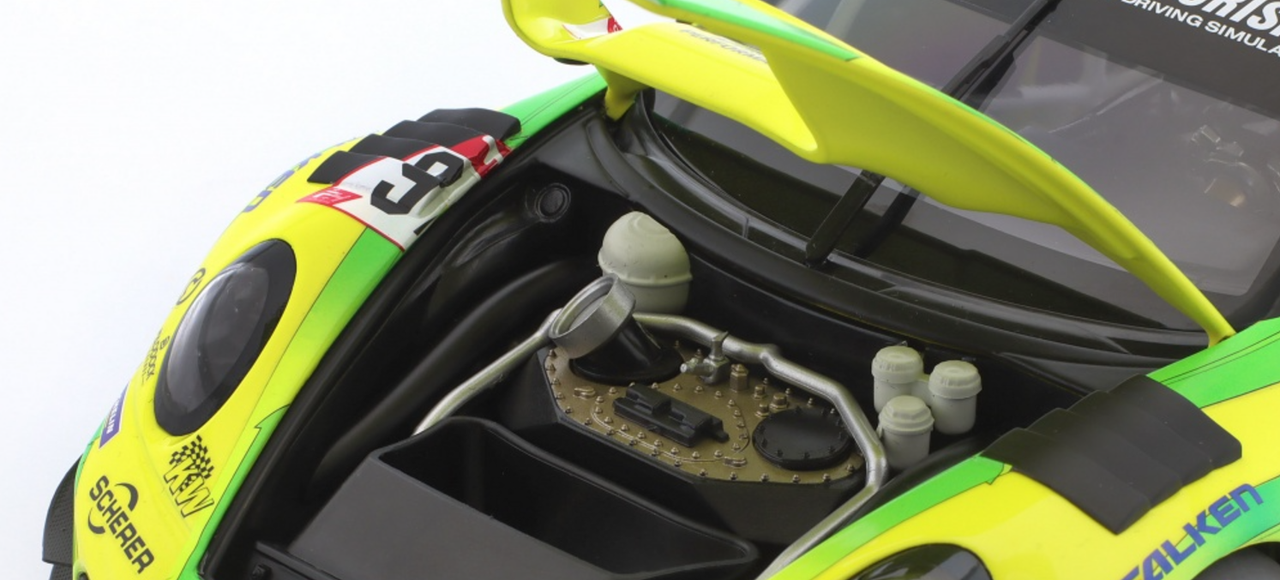 1/18 Minichamps 2023 Porsche 911 GT3 R #911 24h Nürburgring Manthey EMA Thomas Preining, Frédéric Makowiecki, Kévin Estre, Michael Christensen Diecast Car Model