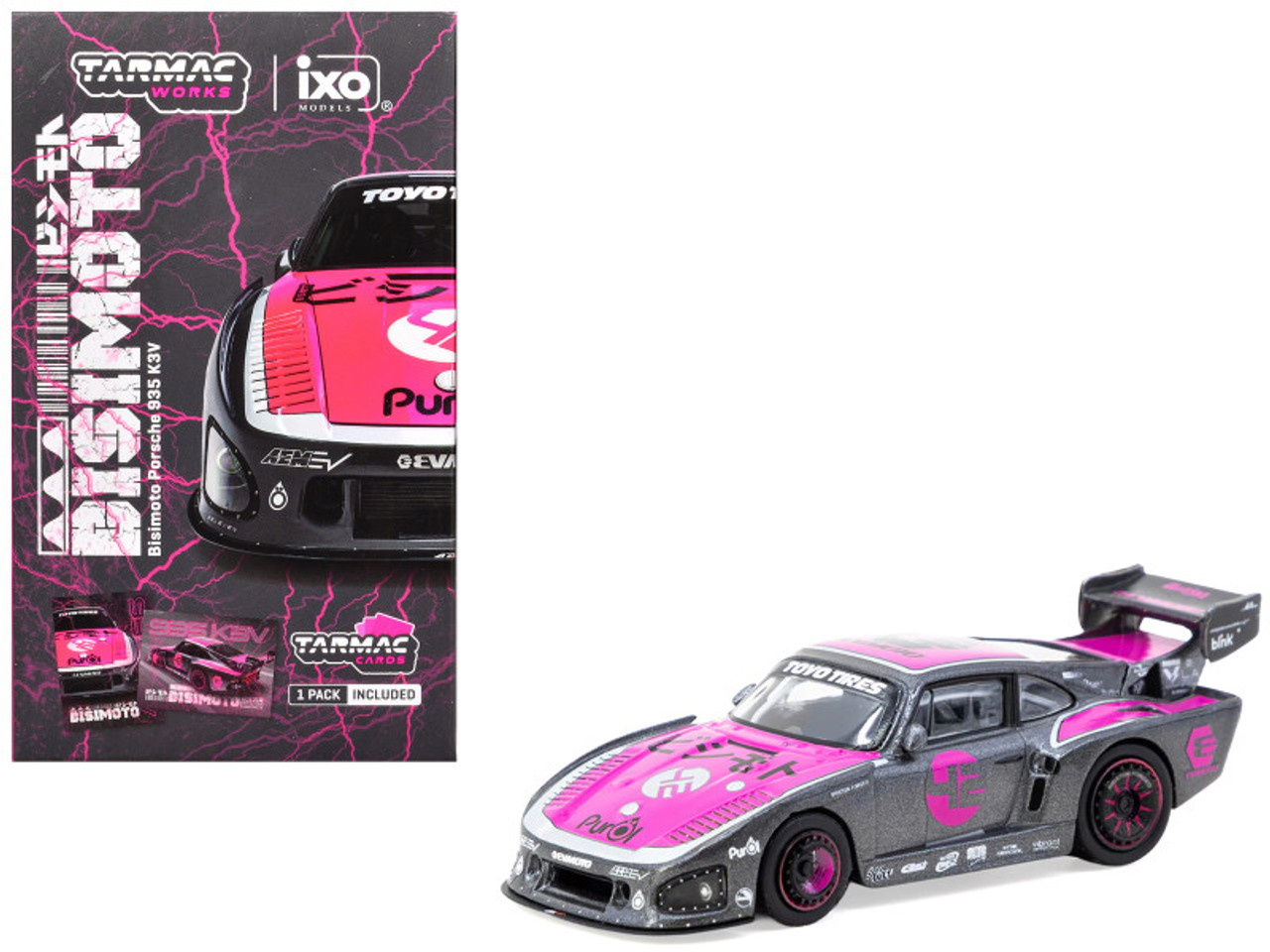 1/64 Tarmac Works Bisimoto Porsche 935 K3V Diecast Model Car