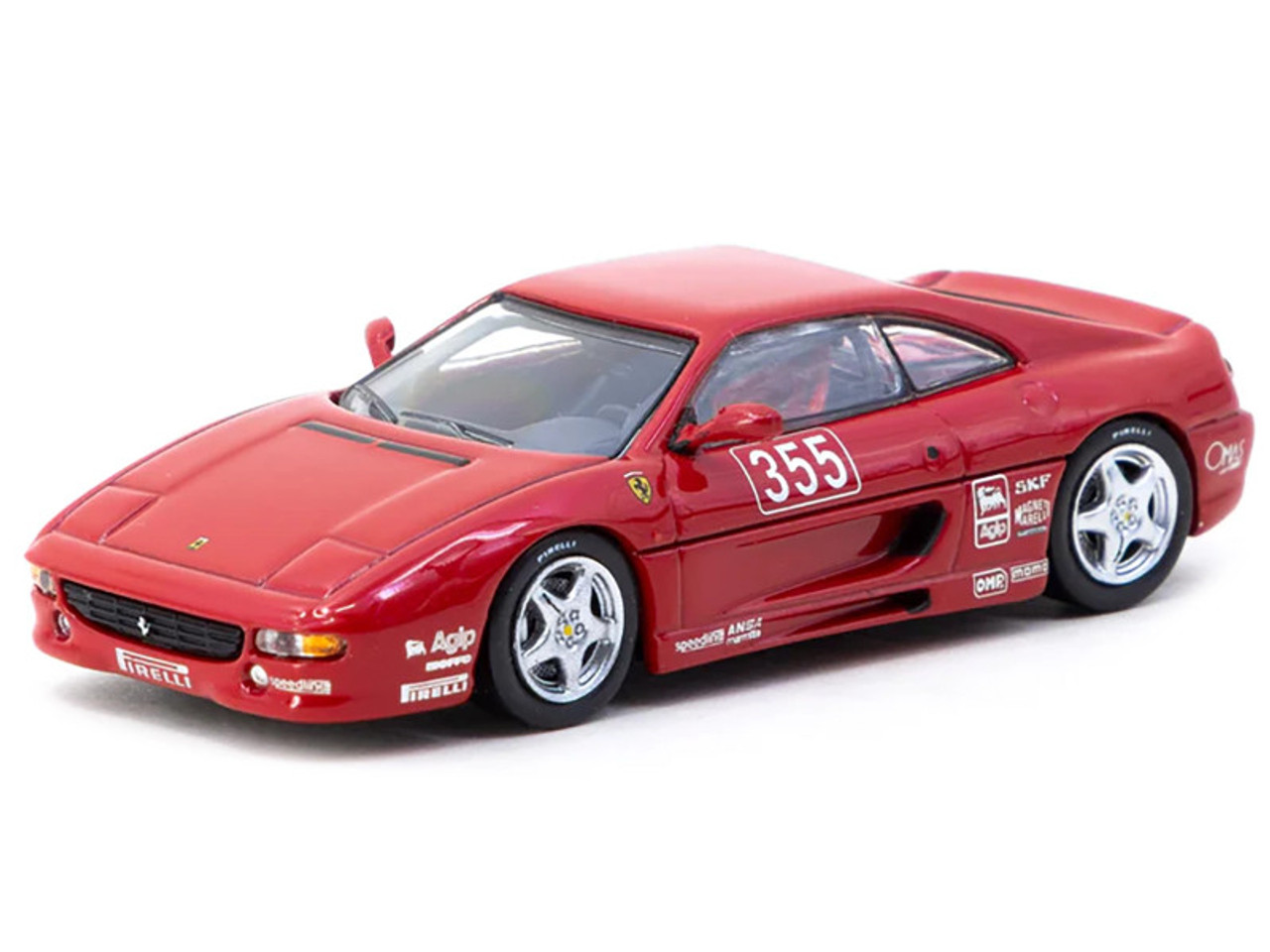 1/64 Tarmac Works Ferrari F355 Challenge Presentation (Red) Diecast Car Model