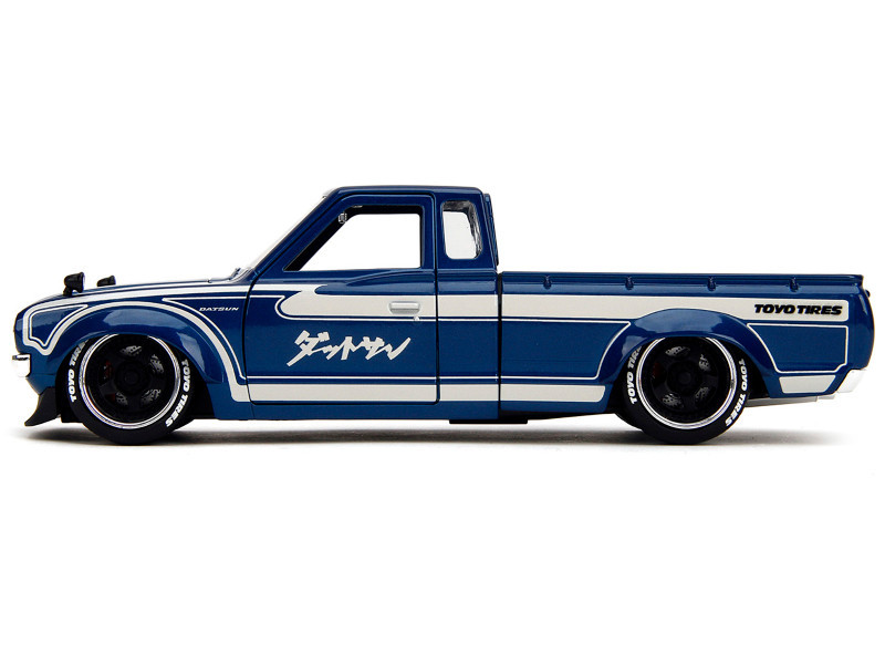 1/24 Jada 1972 Datsun 620 Pickup Truck (Blue) JDM Tuners Diecast