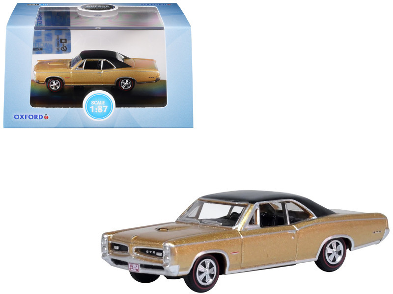 1966 Pontiac GTO Martinique Bronze Metallic with Black Top 1/87