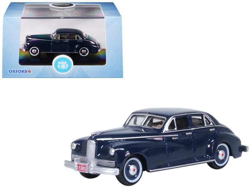 1942 Packard Clipper Touring Sedan Packard Blue 1/87 (HO) Scale