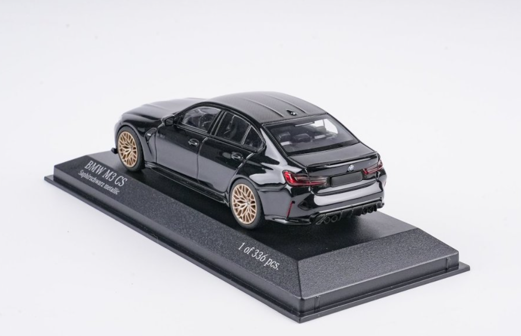 1/43 Minichamps 2023 BMW M3 CS G80 (Black Metallic) Car Model