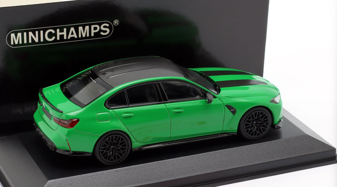1/43 Minichamps 2023 BMW M3 CS G80 (Signal Green) Car Model