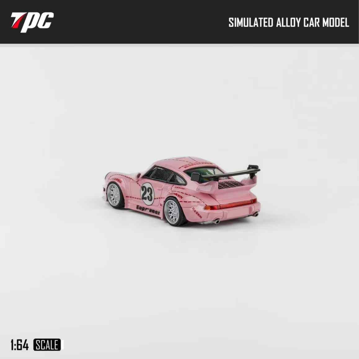1/64 TPC Porsche 911 964 RWB (Pink Pig #23) Diecast Car Model