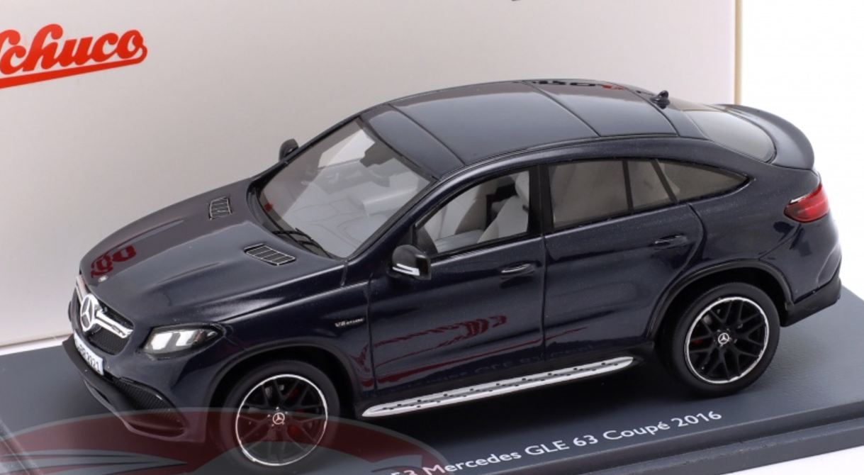 Schuco Mercedes X253 GLE 63 Coupé 2016 – Bleu Cavansite – échelle 1/43 – Neuf