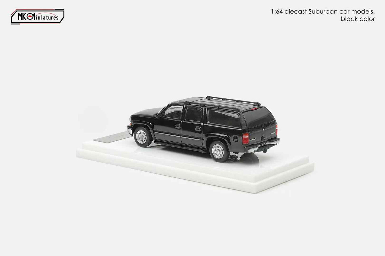 1/64 MK Miniatures 2003 Chevrolet Suburban (Black) Diecast