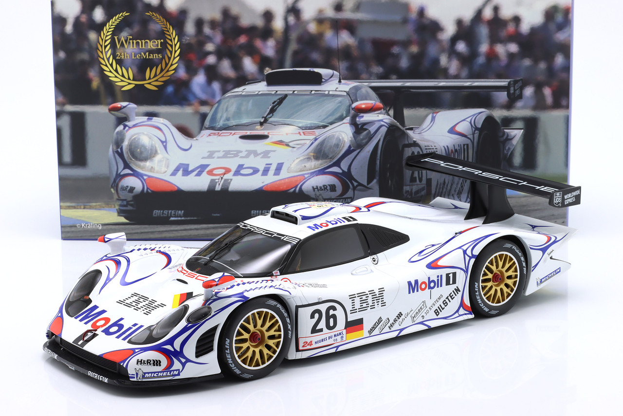 スパーク　1/18 Porsche 911 GT1 #26 Winner 24h 1/12 Werk83 1998 Porsche 911 GT1 #26 Winner 24h LeMans Porsche AG
