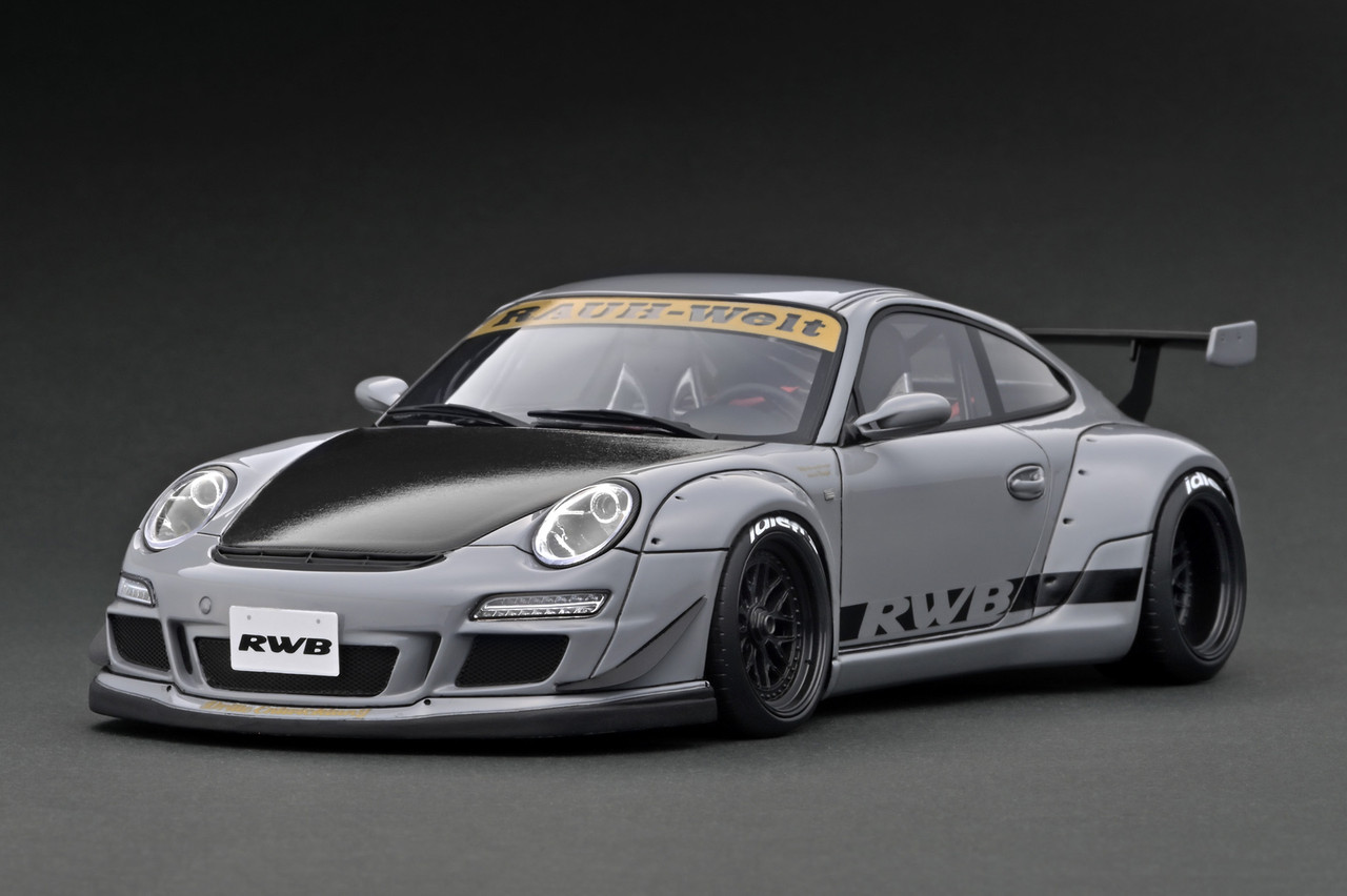 RWB997 ignition model ティール 1/18 1/18 Ignition Model Porsche 911 RWB 997 GT3 (Grey) Car Model