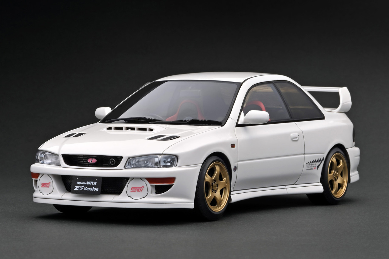 ミニカー ignition_model SUBARU S208 White pearl 1/18