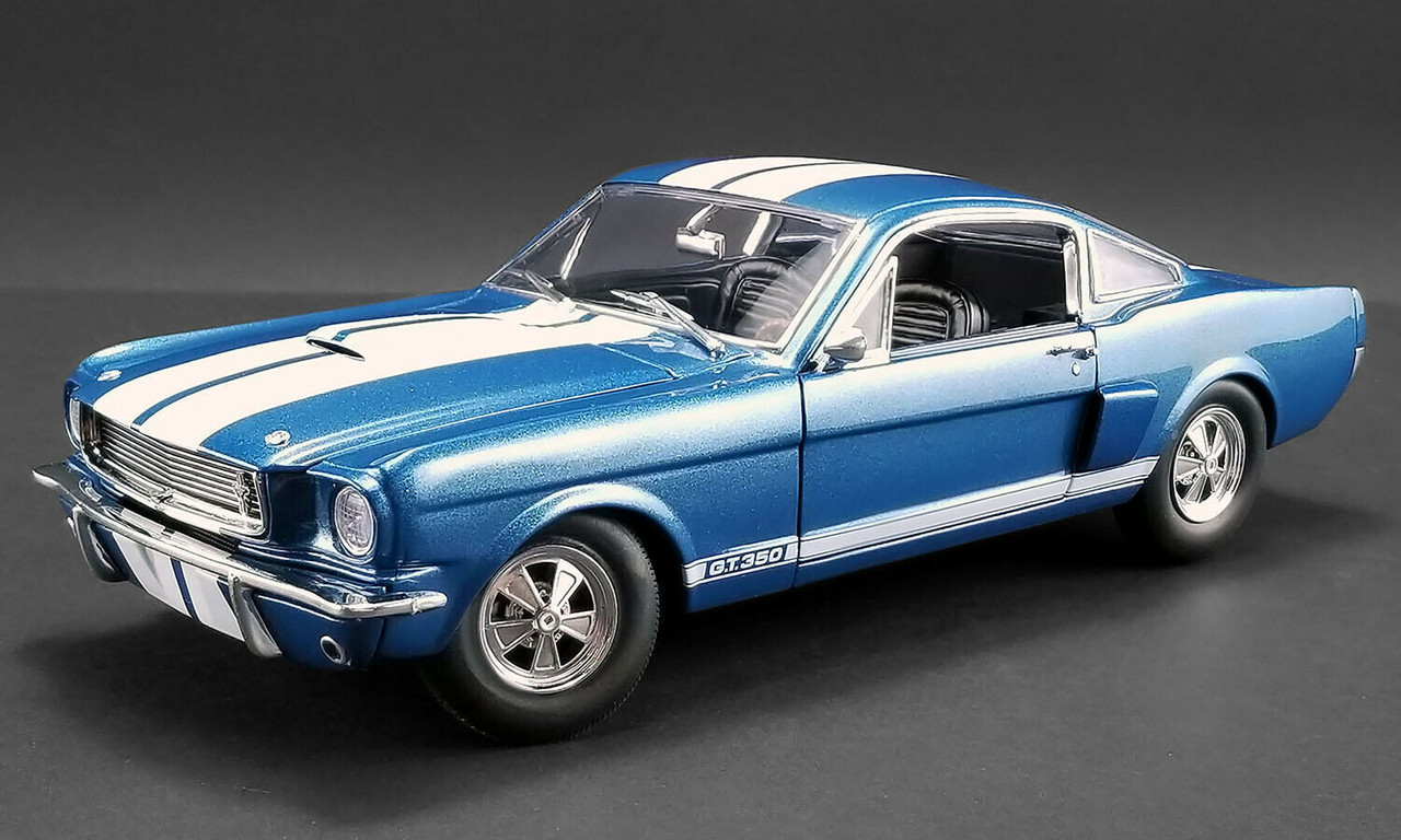 1/18 ACME Ford Mustang 1966 Shelby GT350 Supercharged (Blue with
