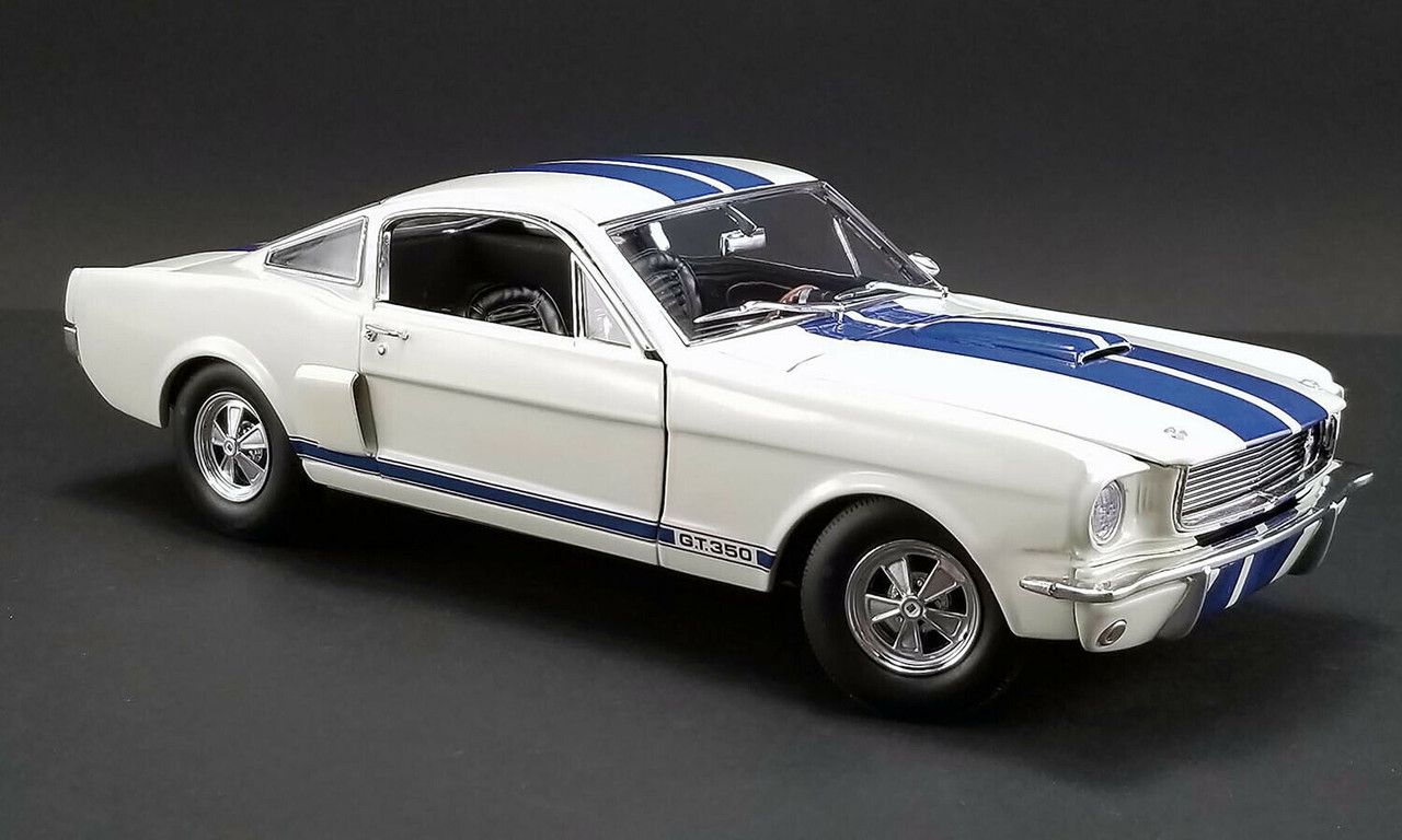 1/18 ACME Ford Mustang 1966 Shelby GT350 Supercharged (White with