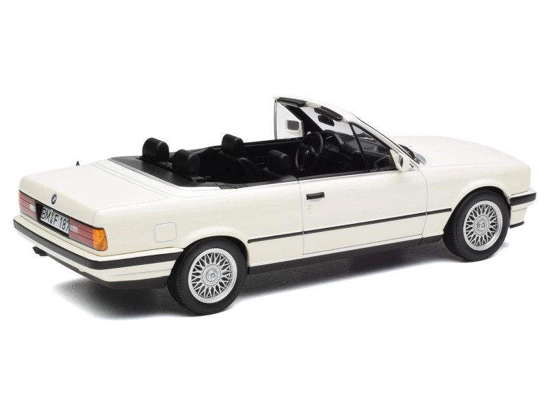 1/18 Norev 1991 BMW 3-Series 325i (E30) Cabriolet (Alpine White