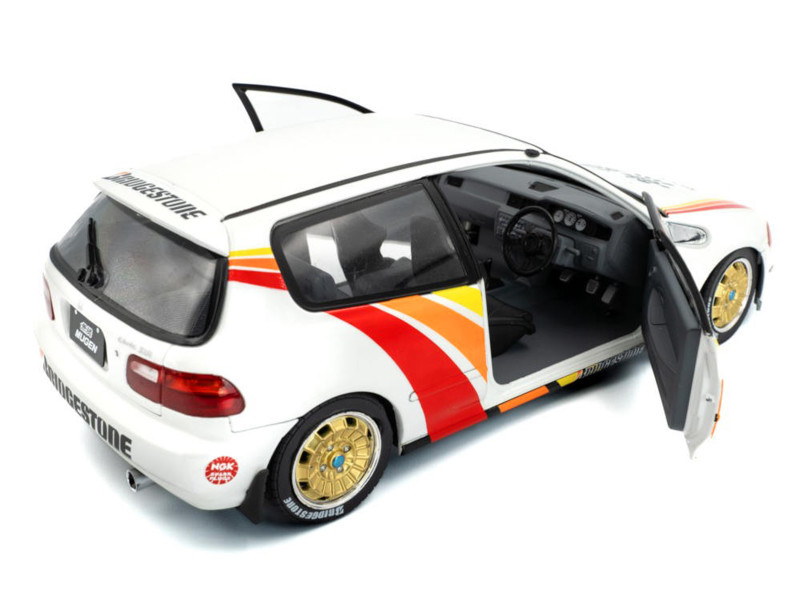 1/18 Solido 1992 Honda Civic EG6 Solido Works Mugen Racing (White