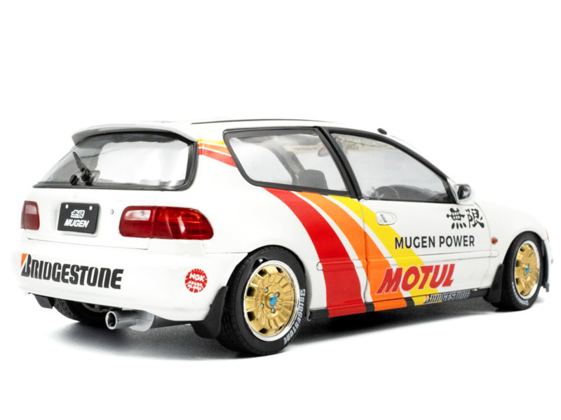 1/18 Solido 1992 Honda Civic EG6 Solido Works Mugen Racing (White