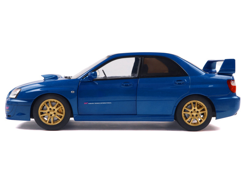 1/18 Solido Subaru Impreza WRX STi (Sonic Blue) Diecast Car Model