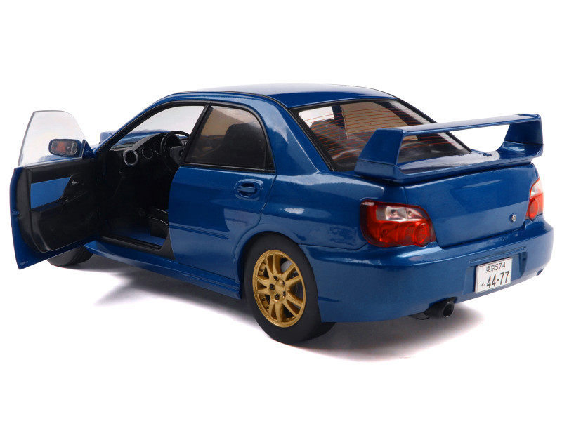 1/18 Solido Subaru Impreza WRX STi (Sonic Blue) Diecast Car Model