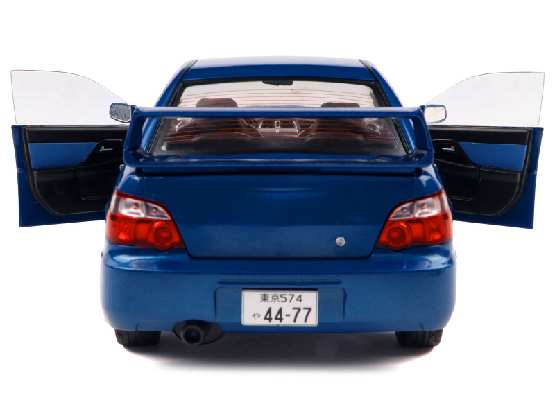 1/18 Solido Subaru Impreza WRX STi (Sonic Blue) Diecast Car Model