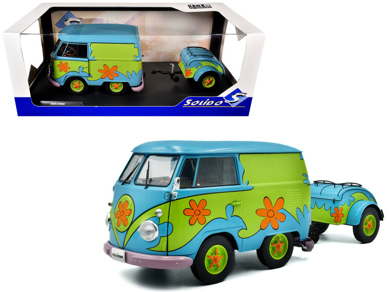 1/18 Solido 2024 Volkswagen Bus Kool Kombi Ghostbusters Machine Diecast Car Model