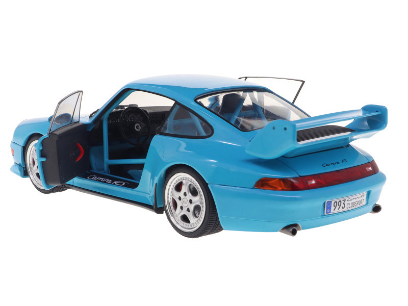 1/18 Solido 1997 Porsche 911 993 Clubsport (Riviera Blue) Diecast