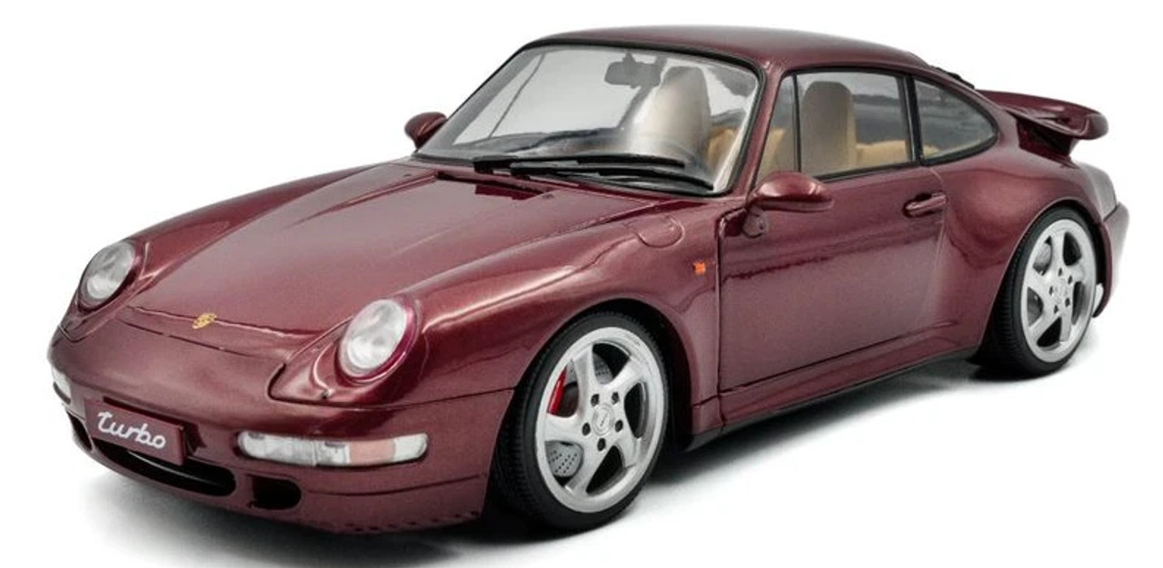 1/18 Solido 1997 Porsche 911 993 Turbo (Arena Red) Diecast